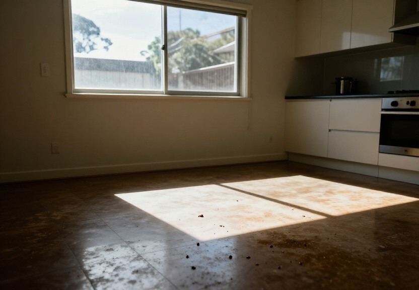 Rodent infestation in a Bellevue Hill kitchen before treatment
